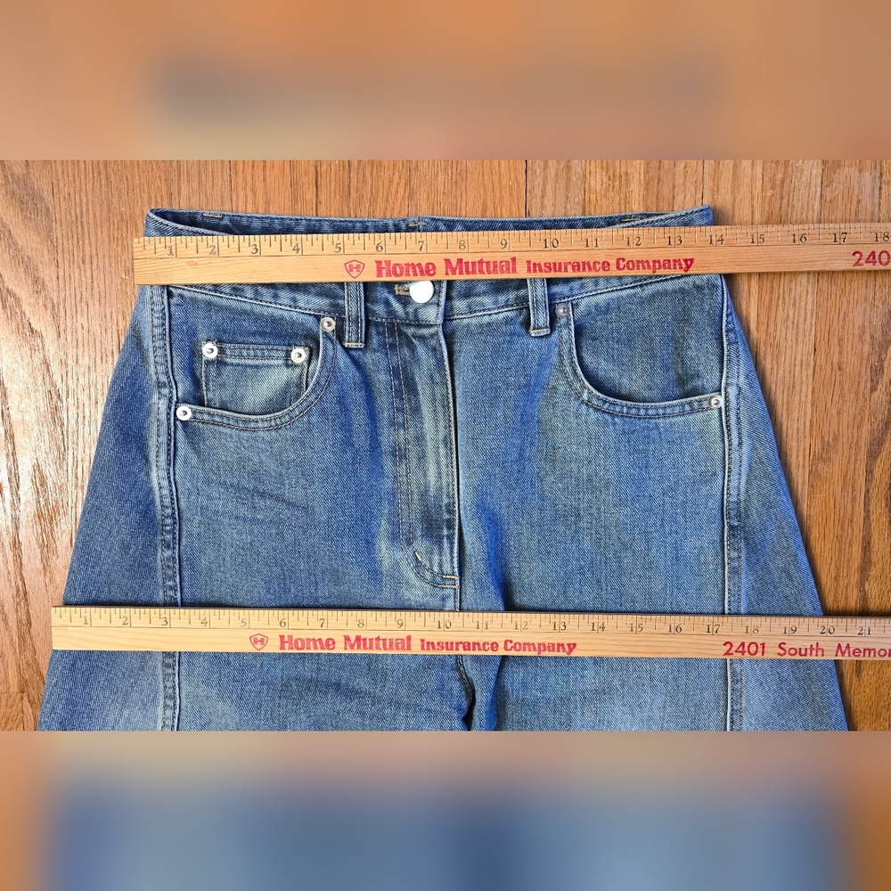 Tibi Sid Jeans Denim Classic Wash Size 25, 29" waist 39" hip - Picture 4 of 13